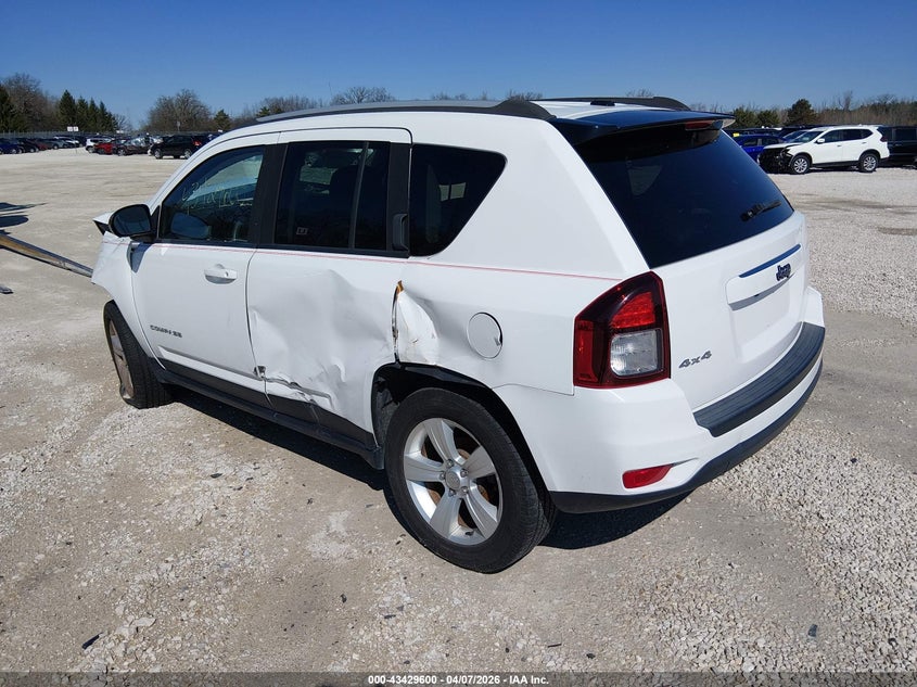Vin: 1c4njdbb2gd610445, lot: 43924444, jeep compass sport 20163