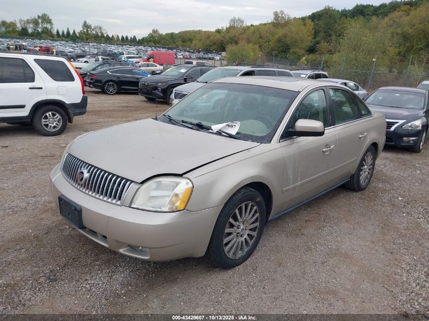 2005 Mercury Montego Premier VIN: 1MEFM42155G606967 Lot: 43429607