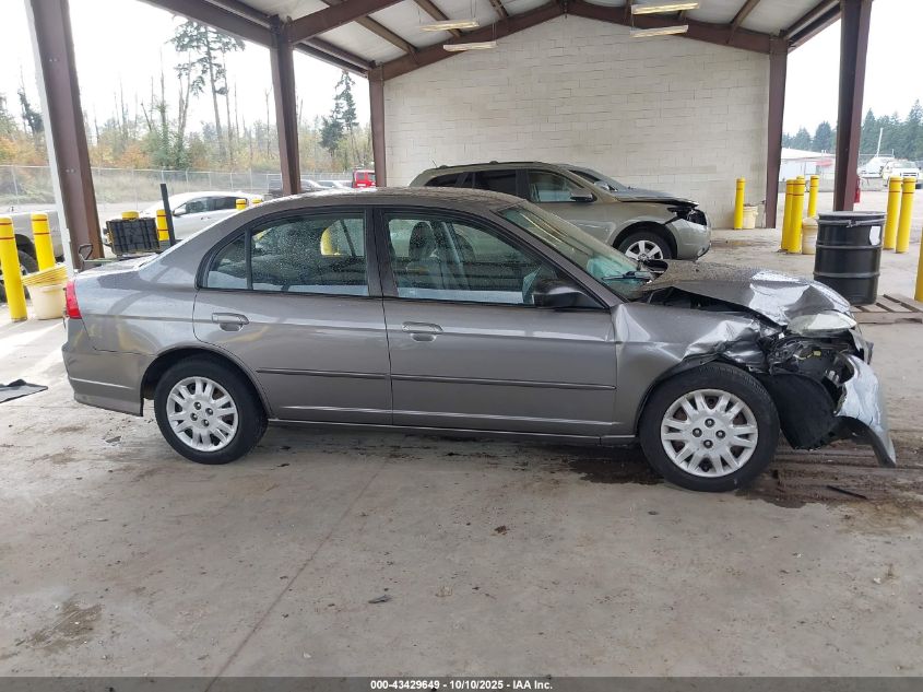 2004 Honda Civic Lx VIN: 2HGES16584H575068 Lot: 43429649