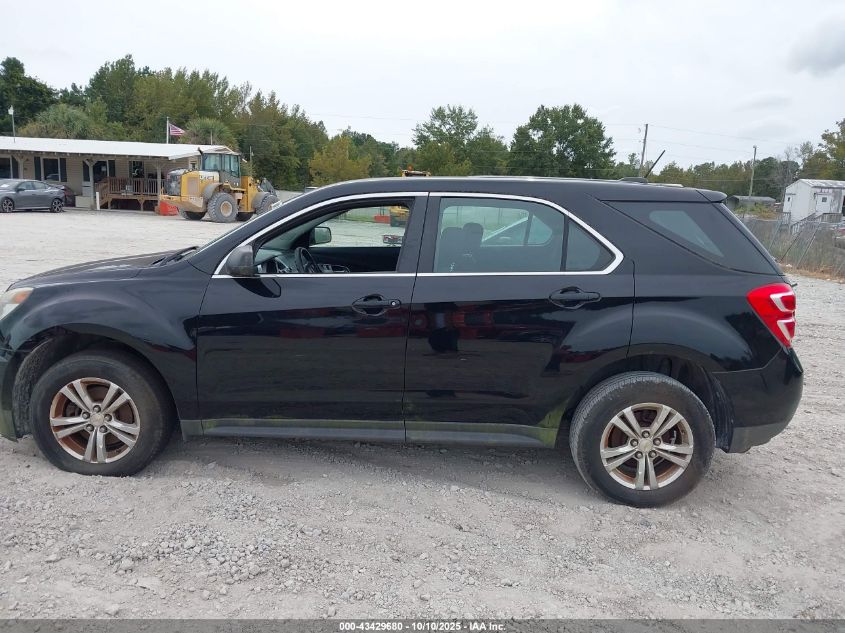2017 Chevrolet Equinox Ls VIN: 2GNALBEK5H1561156 Lot: 43429680