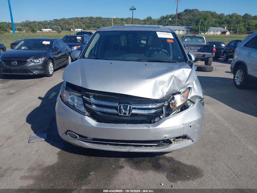 2014 Honda Odyssey Touring/Touring Elite VIN: 5FNRL5H96EB070951 Lot: 43429689