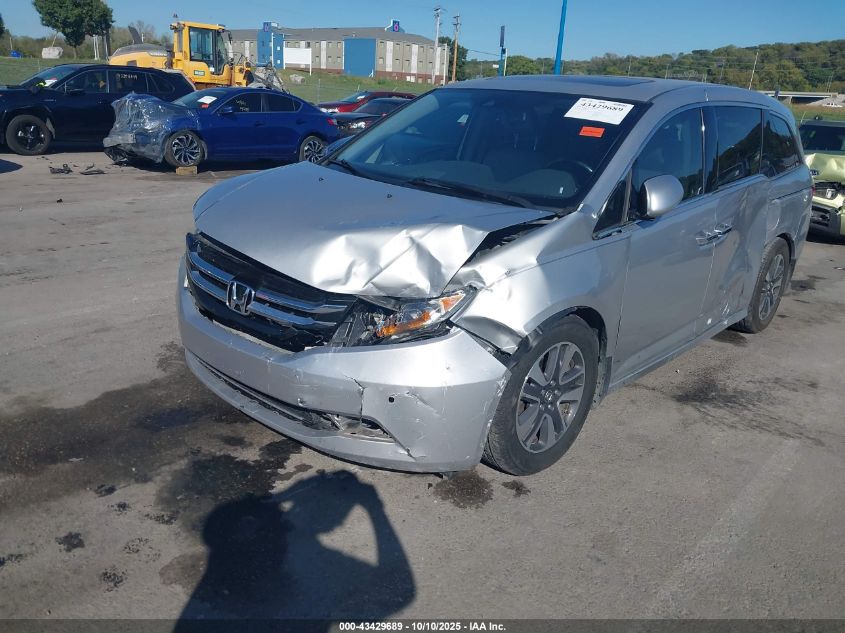 2014 Honda Odyssey Touring/Touring Elite VIN: 5FNRL5H96EB070951 Lot: 43429689