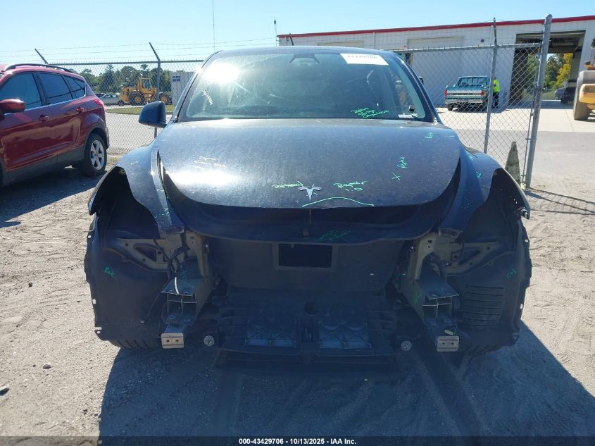 2023 Tesla Model Y Awd/Long Range Dual Motor All-Wheel Drive VIN: 7SAYGDEE2PF598780 Lot: 43429706