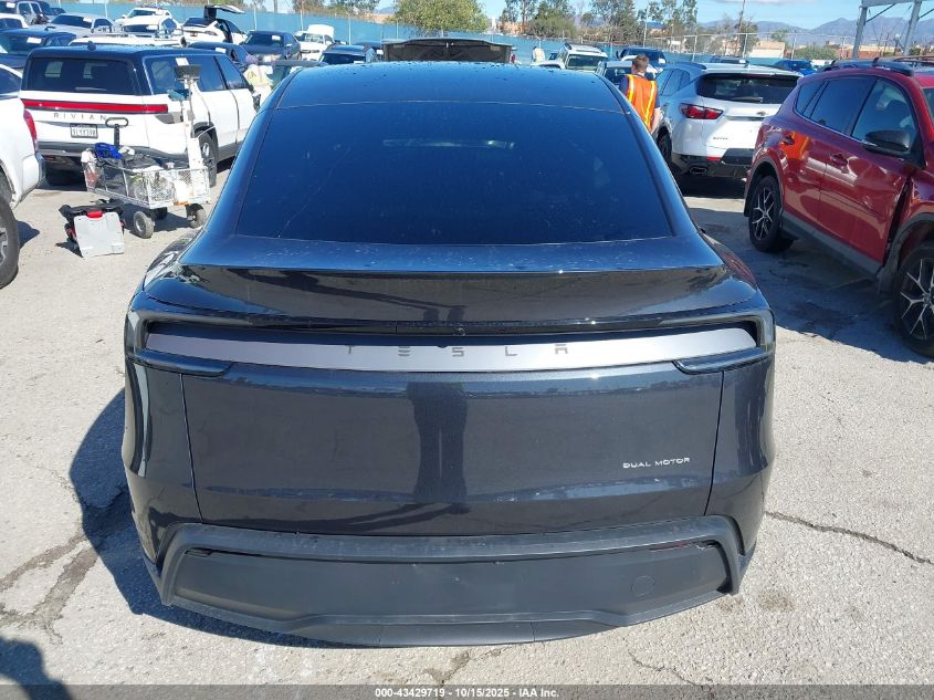 2026 Tesla Model Y Long Range Dual Motor All-Wheel Drive/Long Range Launch Series VIN: 7SAYGDEE8TF368090 Lot: 43429719