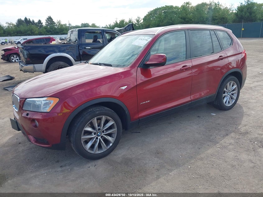 Vin: 5uxwx9c52e0d23086, lot: 43924594, bmw x3 xdrive28i 20142