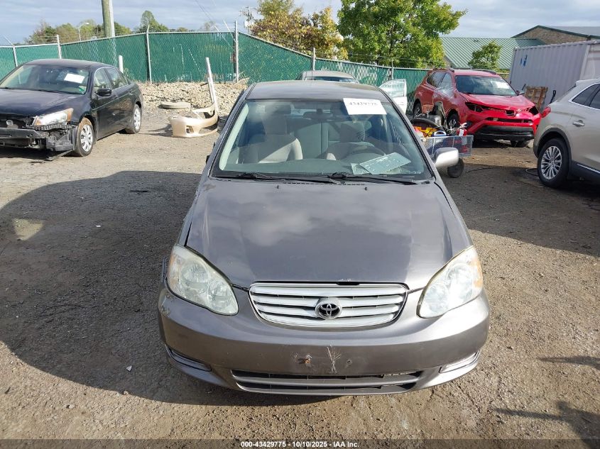 2004 Toyota Corolla Le VIN: 2T1BR32E64C302851 Lot: 43429775