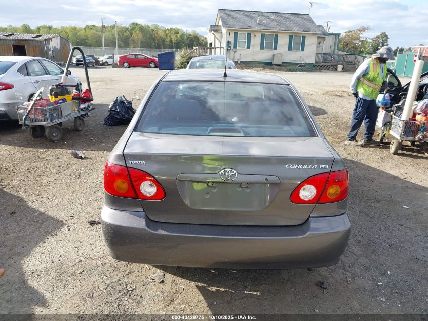 2004 Toyota Corolla Le VIN: 2T1BR32E64C302851 Lot: 43429775