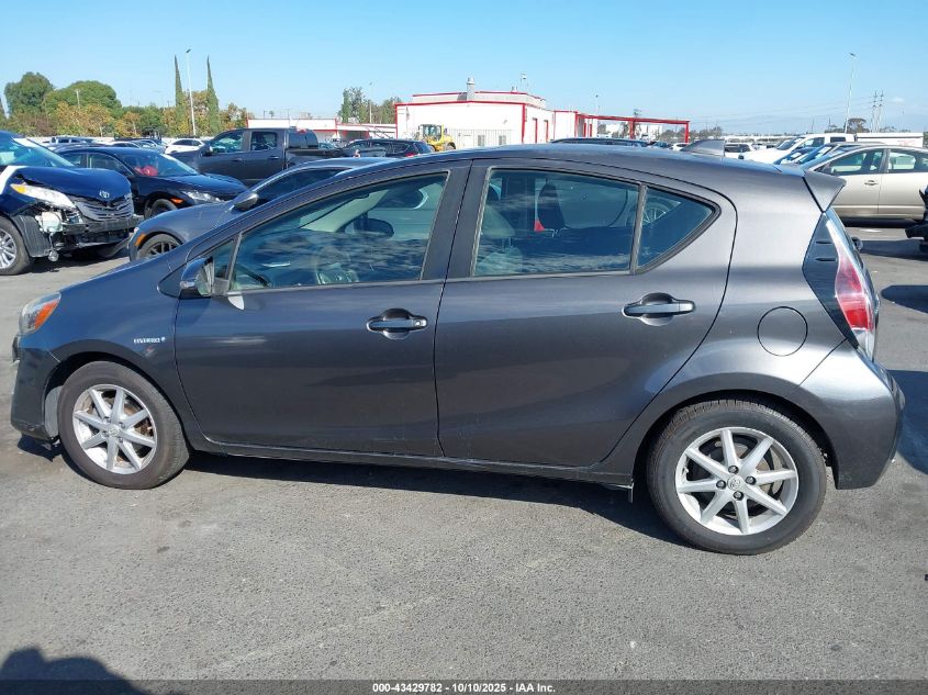 2015 Toyota Prius C Three VIN: JTDKDTB3XF1099354 Lot: 43429782