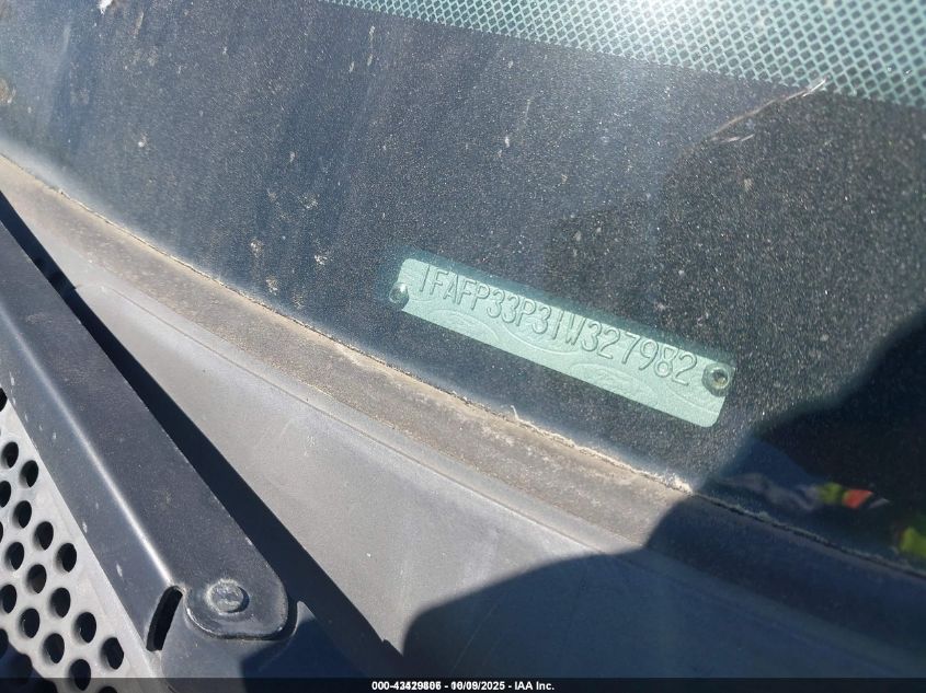 2001 Ford Focus Lx VIN: 1FAFP33P31W327982 Lot: 43429806