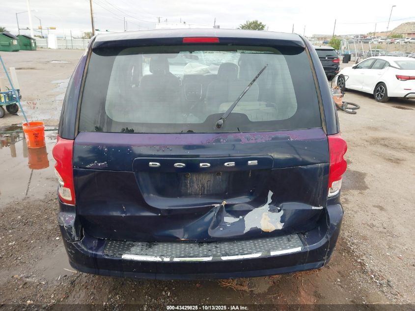 2012 Dodge Grand Caravan Se/Avp VIN: 2C4RDGBG1CR409455 Lot: 43429825