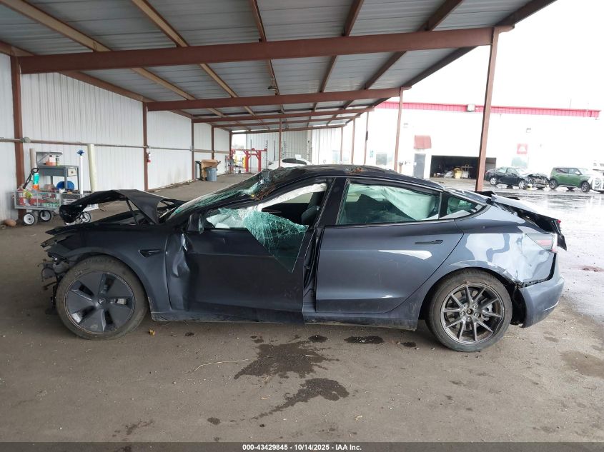 2023 Tesla Model 3 Rear-Wheel Drive VIN: 5YJ3E1EA5PF693455 Lot: 43429845