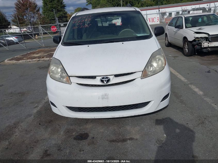 2010 Toyota Sienna Ce VIN: 5TDKK4CCXAS297664 Lot: 43429863