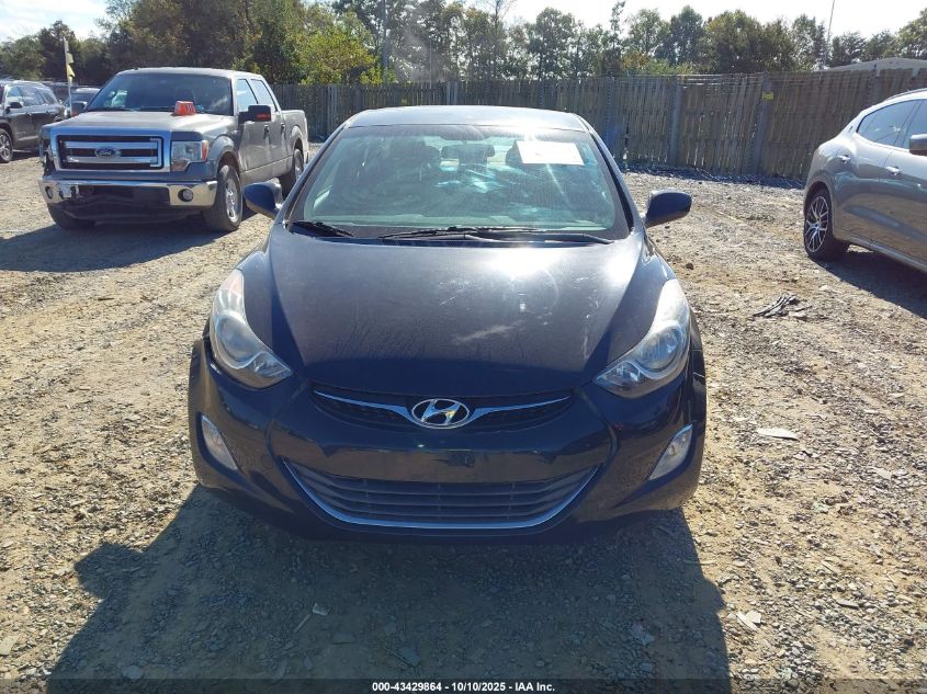 2013 Hyundai Elantra Gls VIN: 5NPDH4AE8DH416947 Lot: 43429864