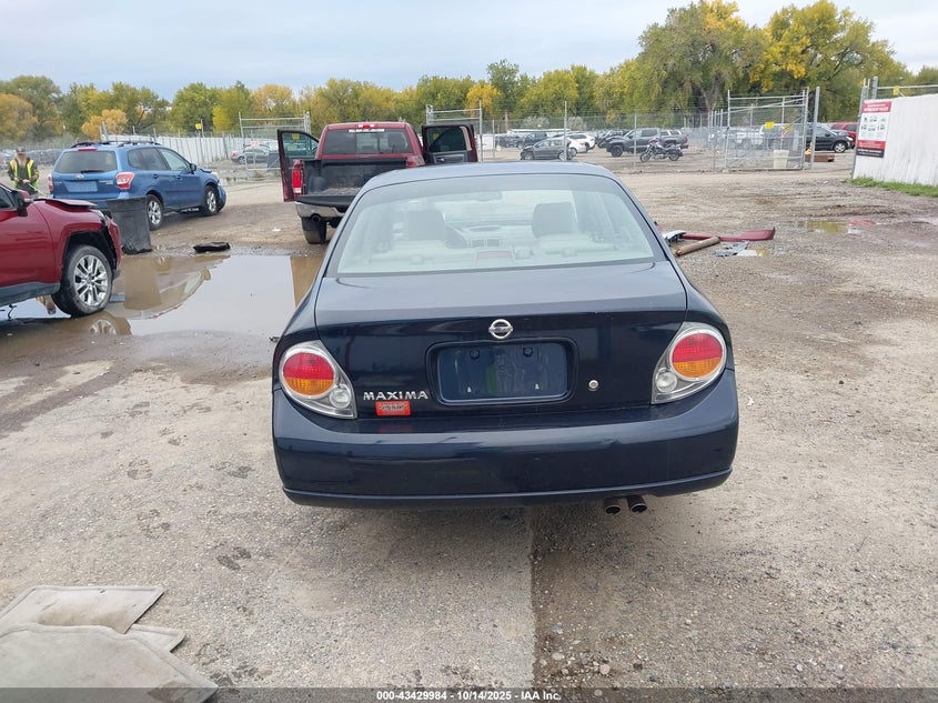 2002 Nissan Maxima Gle VIN: JN1DA31A22T315152 Lot: 43429984