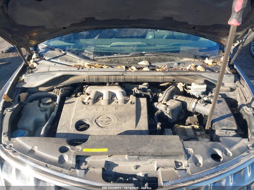 2007 Nissan Murano Sl VIN: JN8AZ08W37W637169 Lot: 43430031