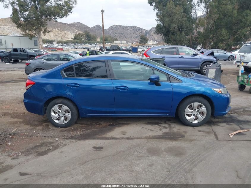 2014 Honda Civic Lx VIN: 19XFB2F59EE270362 Lot: 43430139