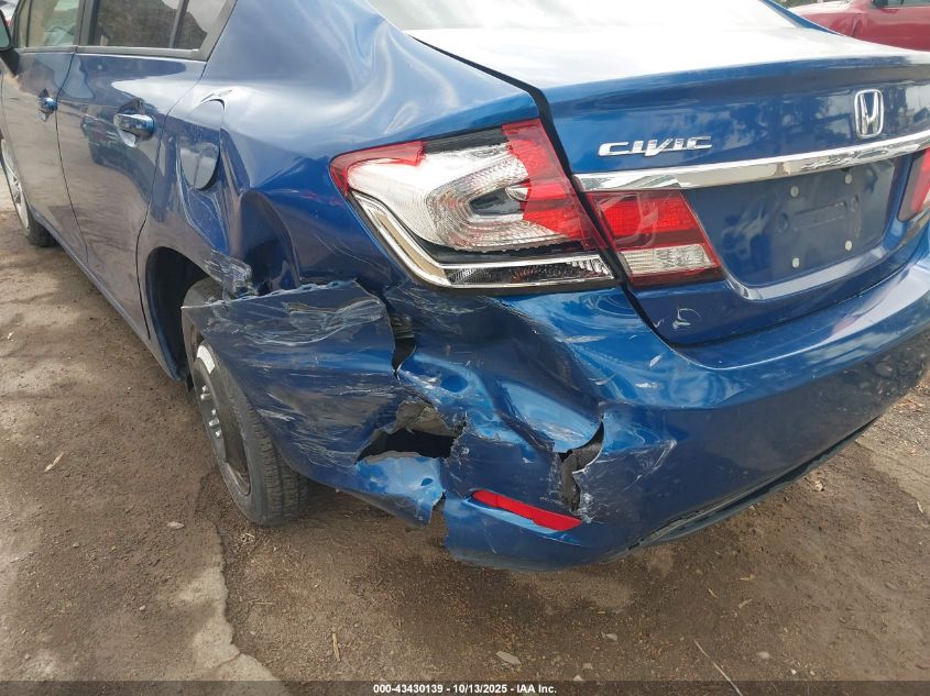 2014 Honda Civic Lx VIN: 19XFB2F59EE270362 Lot: 43430139