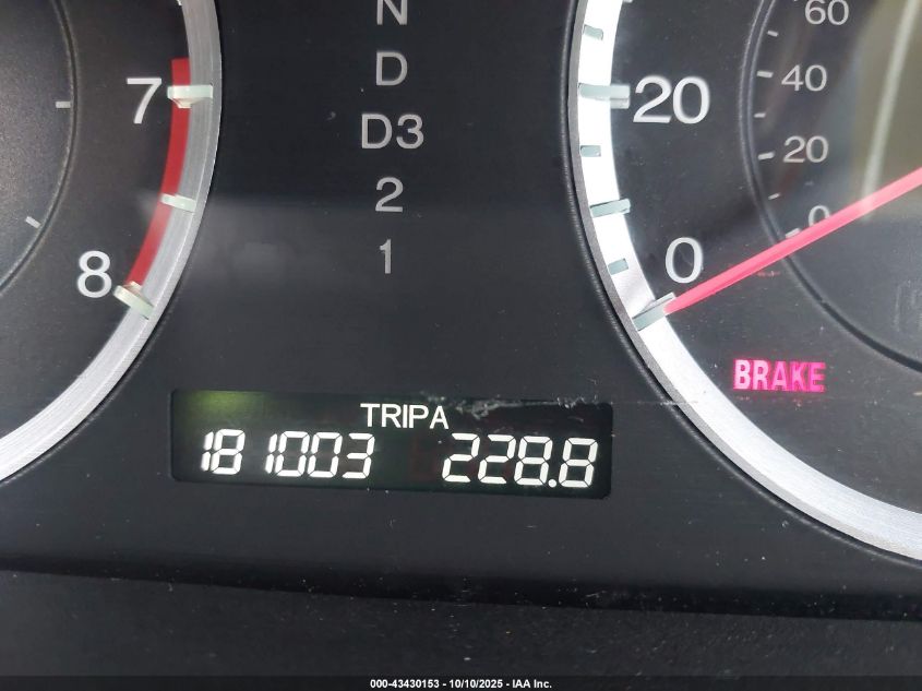 2008 Honda Accord 3.5 Ex VIN: 1HGCP367X8A013358 Lot: 43430153