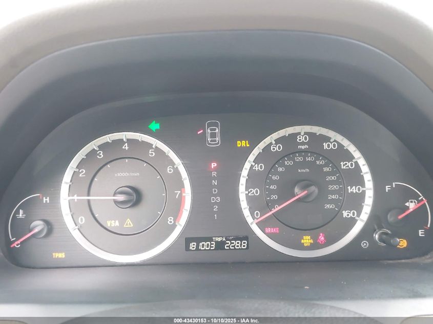 2008 Honda Accord 3.5 Ex VIN: 1HGCP367X8A013358 Lot: 43430153