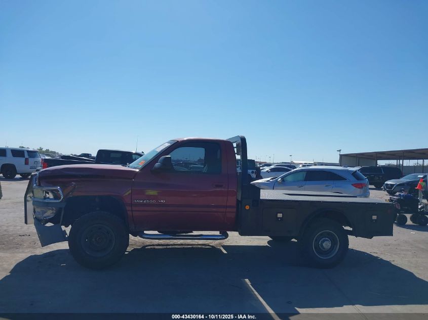 1998 Dodge Ram 2500 St VIN: 3B7KF26W5WM284164 Lot: 43430164