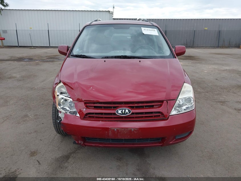 2010 Kia Sedona Lx VIN: KNDMG4C30A6325644 Lot: 43430168
