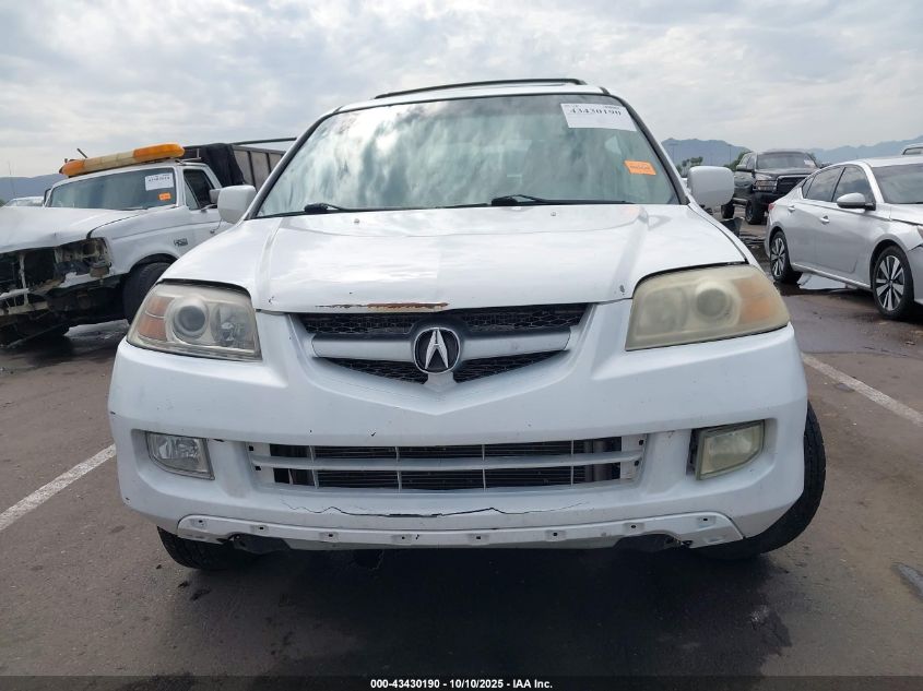 2006 Acura Mdx VIN: 2HNYD18996H516887 Lot: 43430190