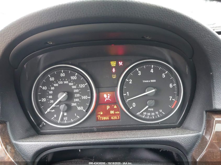 2011 BMW 328I VIN: WBAPH5C57BA448452 Lot: 43430200