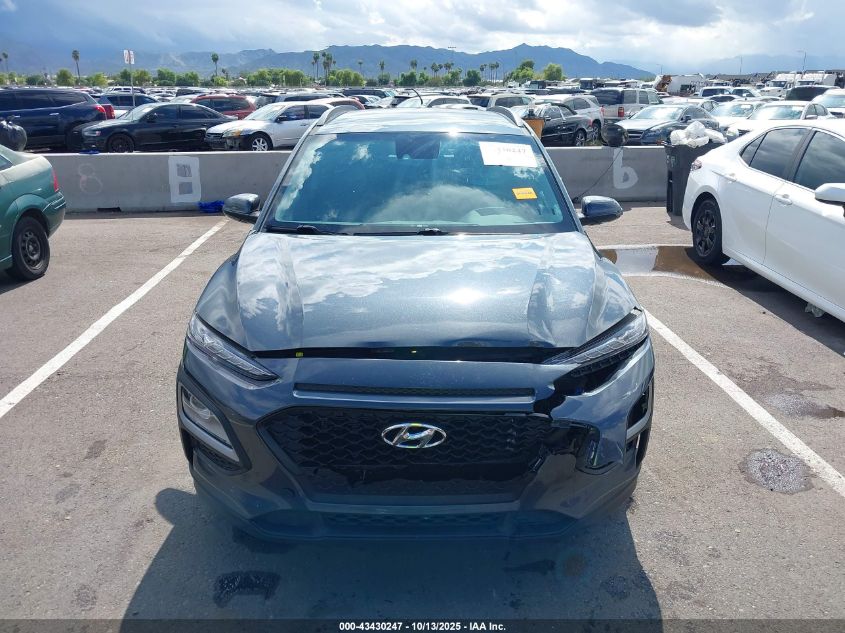 2021 Hyundai Kona Sel VIN: KM8K22AA8MU723272 Lot: 43430247