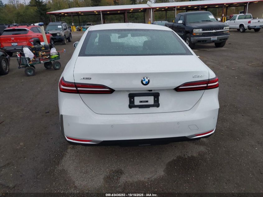 2026 BMW 530I xDrive VIN: WBA53FJ08TCV71895 Lot: 43430253