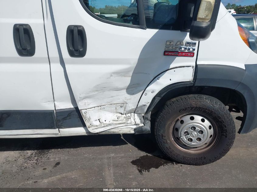 2021 Ram Promaster 2500 High Roof 159 Wb VIN: 3C6LRVDG5ME530282 Lot: 43430266