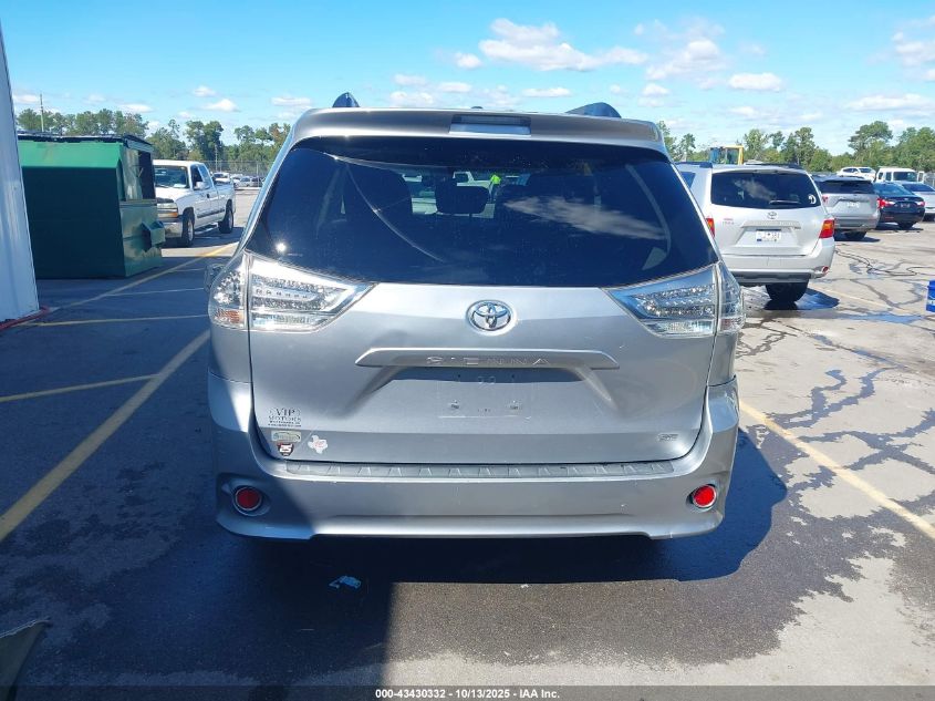 2012 Toyota Sienna Se 8 Passenger VIN: 5TDXK3DC6CS186109 Lot: 43430332