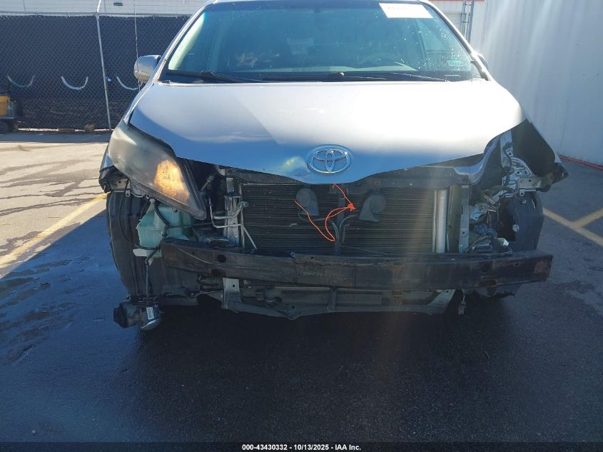 2012 Toyota Sienna Se 8 Passenger VIN: 5TDXK3DC6CS186109 Lot: 43430332