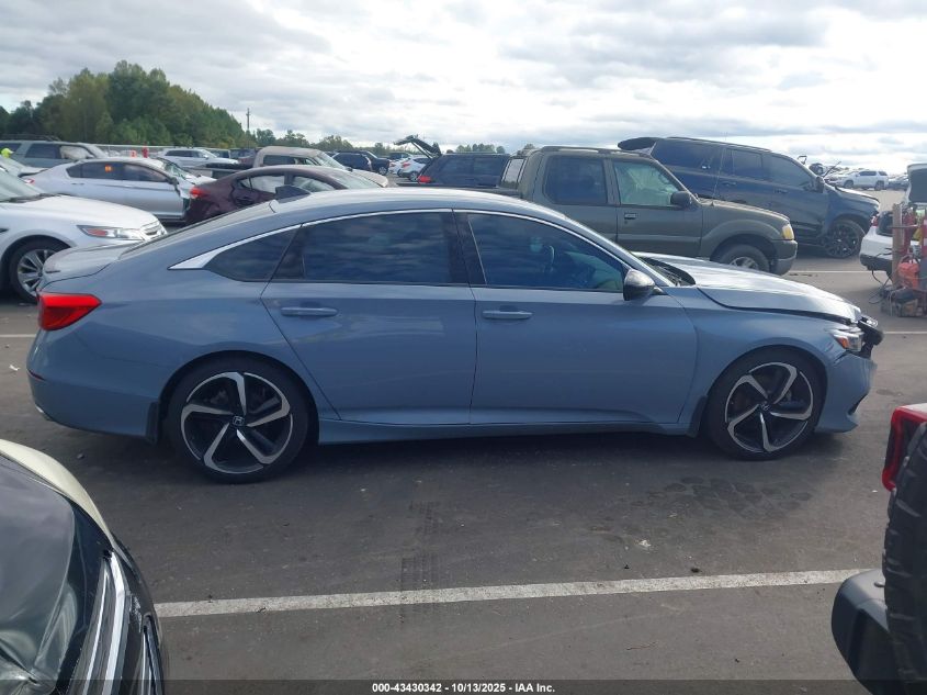 2021 Honda Accord Sport VIN: 1HGCV1F30MA122610 Lot: 43430342