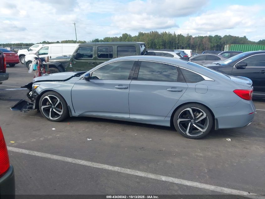 2021 Honda Accord Sport VIN: 1HGCV1F30MA122610 Lot: 43430342