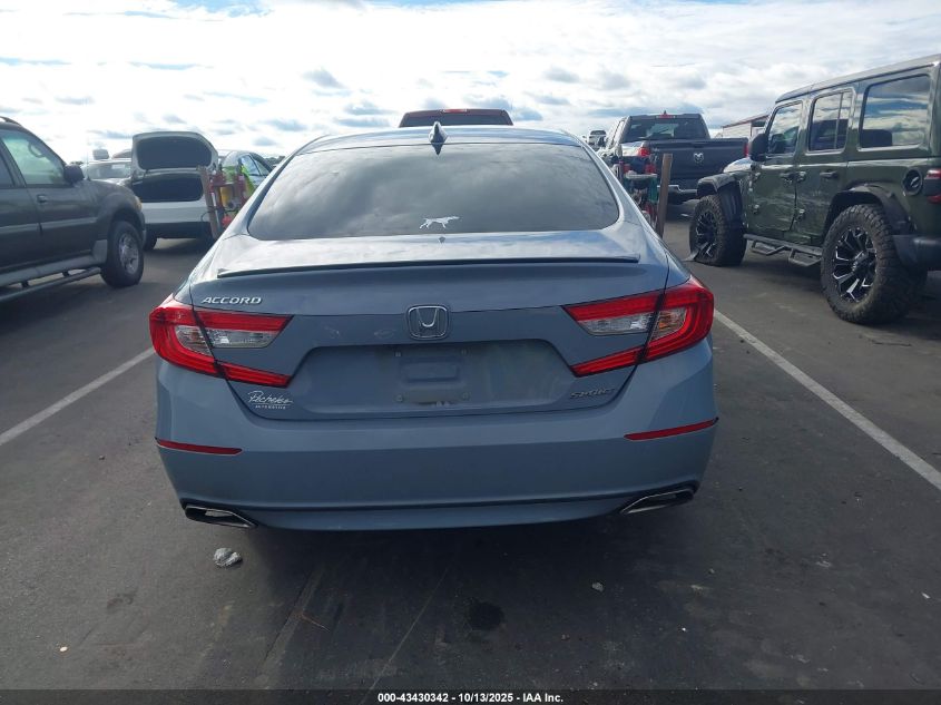 2021 Honda Accord Sport VIN: 1HGCV1F30MA122610 Lot: 43430342