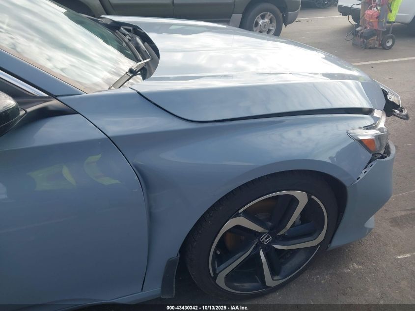 2021 Honda Accord Sport VIN: 1HGCV1F30MA122610 Lot: 43430342