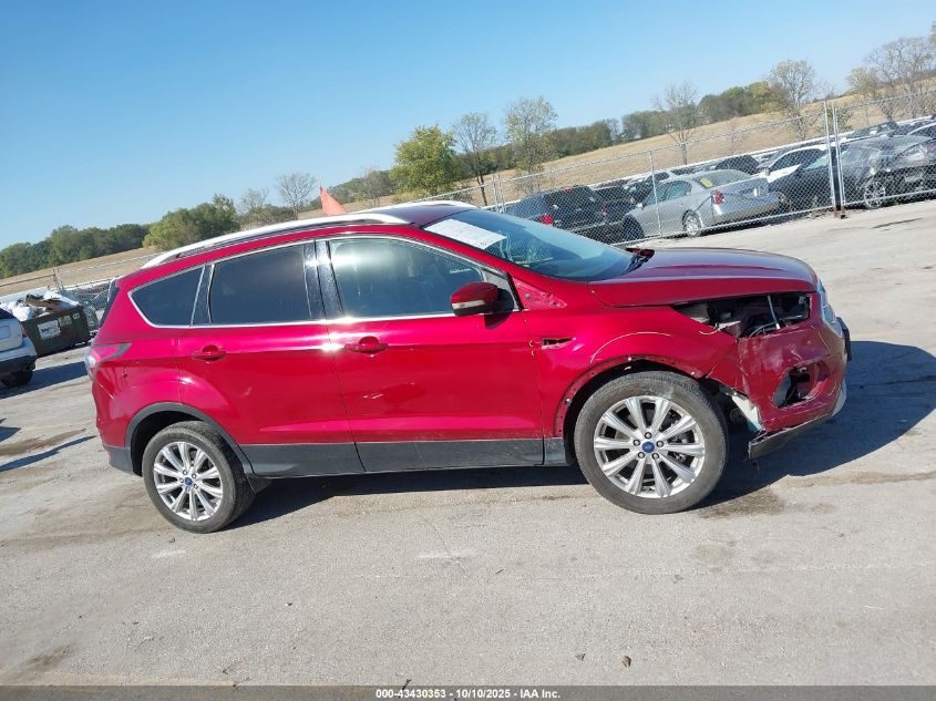 2017 Ford Escape Titanium VIN: 1FMCU9J93HUA50331 Lot: 43430353