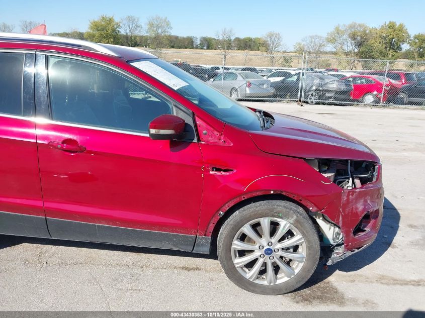 2017 Ford Escape Titanium VIN: 1FMCU9J93HUA50331 Lot: 43430353
