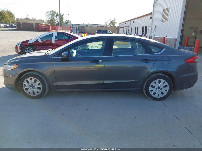 2019 Ford Fusion S VIN: 3FA6P0G70KR133486 Lot: 43430375