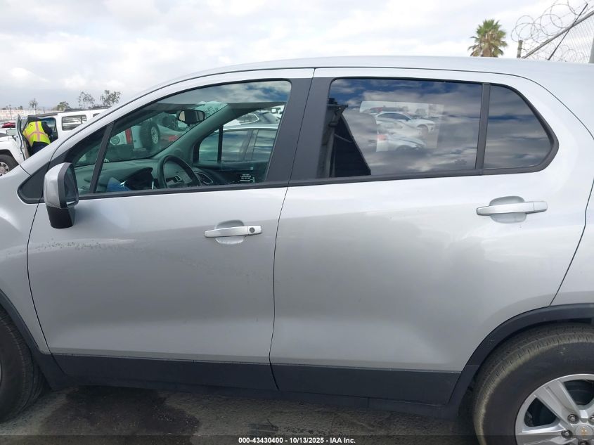 2022 Chevrolet Trax Fwd Ls VIN: KL7CJKSMXNB551521 Lot: 43430400