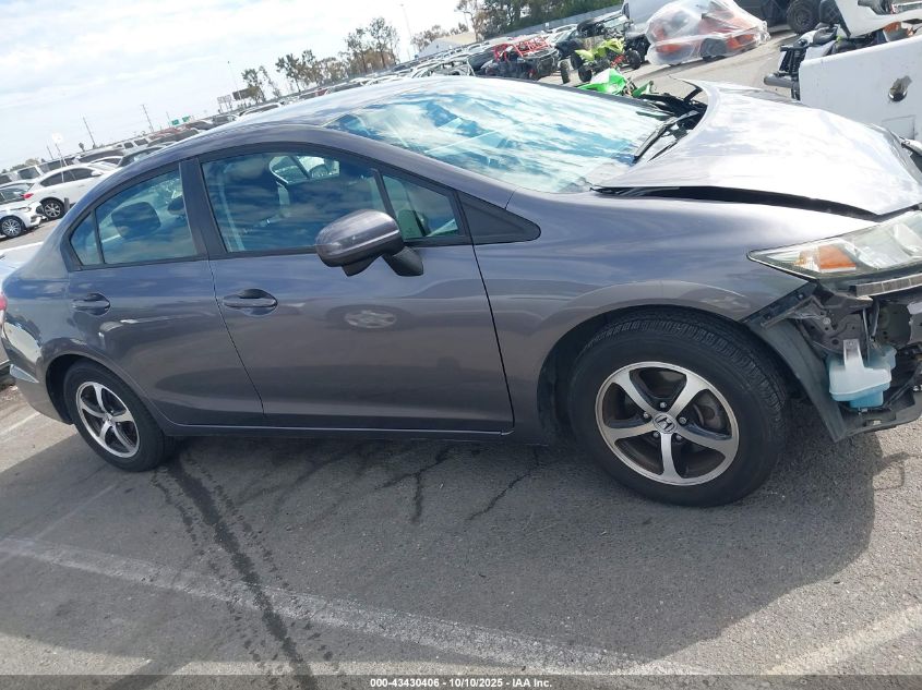 2015 Honda Civic Se VIN: 19XFB2F78FE219471 Lot: 43430406
