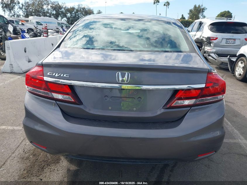 2015 Honda Civic Se VIN: 19XFB2F78FE219471 Lot: 43430406