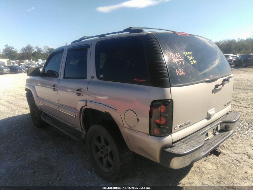 2004 Chevrolet Tahoe Lt VIN: 1GNEK13T54J204957 Lot: 43430463