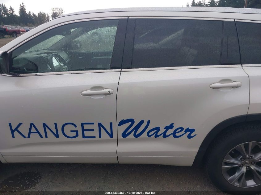 2015 Toyota Highlander Xle V6 VIN: 5TDJKRFH3FS213708 Lot: 43430469