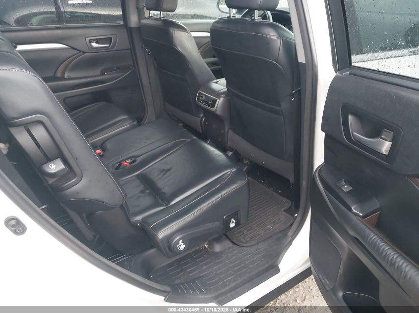 2015 Toyota Highlander Xle V6 VIN: 5TDJKRFH3FS213708 Lot: 43430469