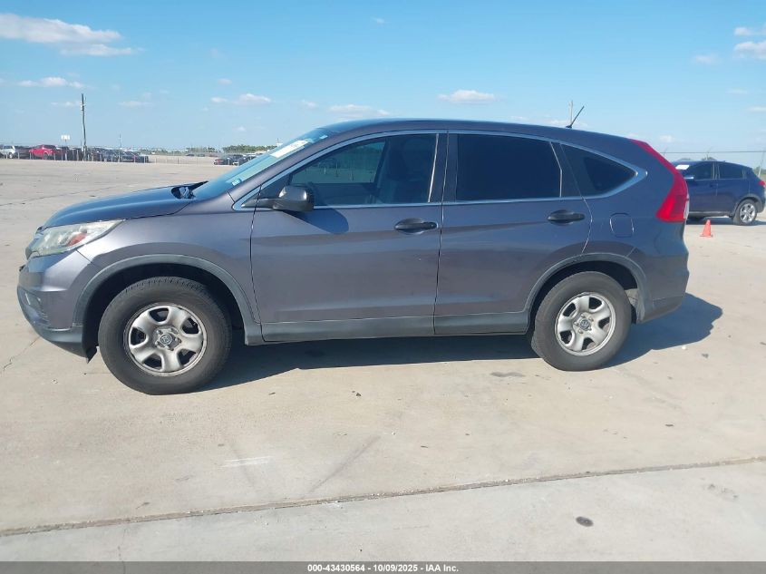 2016 Honda Cr-V Lx VIN: 3CZRM3H30GG707885 Lot: 43430564