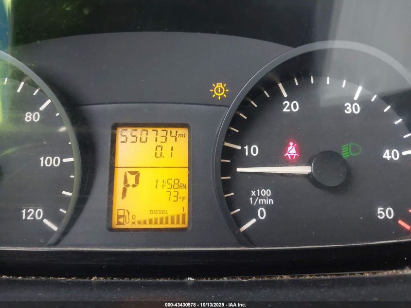 2012 Mercedes-Benz Sprinter 2500 High Roof VIN: WD3PE8CB8C5703620 Lot: 43430578