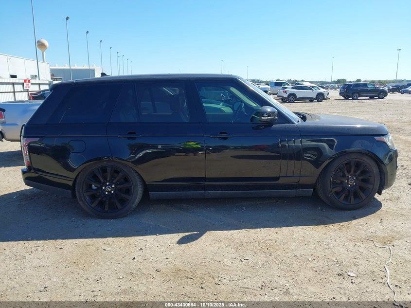 2016 Land Rover Range Rover 5.0L V8 Supercharged VIN: SALGS2EF2GA278803 Lot: 43430584