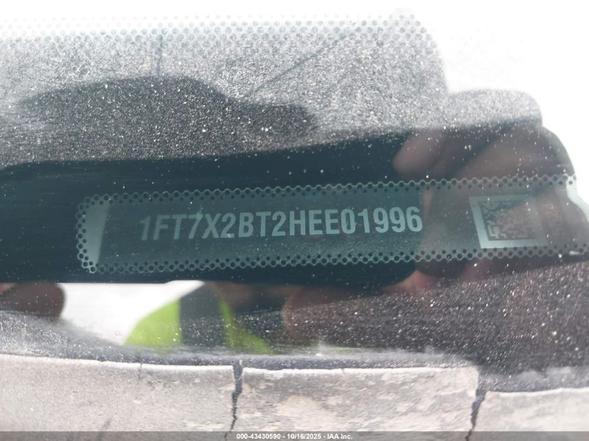 2017 Ford F-250 Xl VIN: 1FT7X2BT2HEE01996 Lot: 43430590