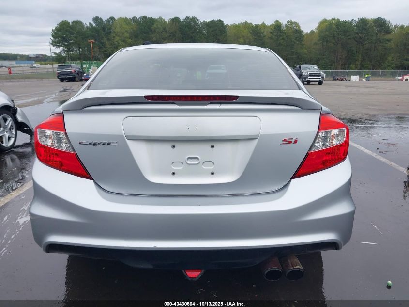 2012 Honda Civic Si VIN: 2HGFB6E53CH701743 Lot: 43430604